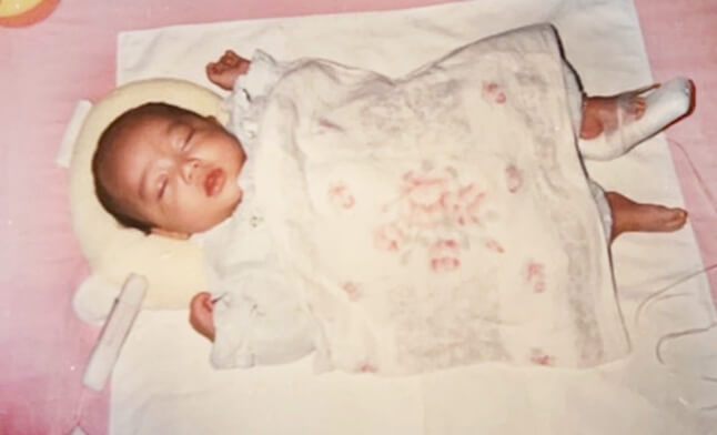 生後4ヶ月の竹内力也の写真