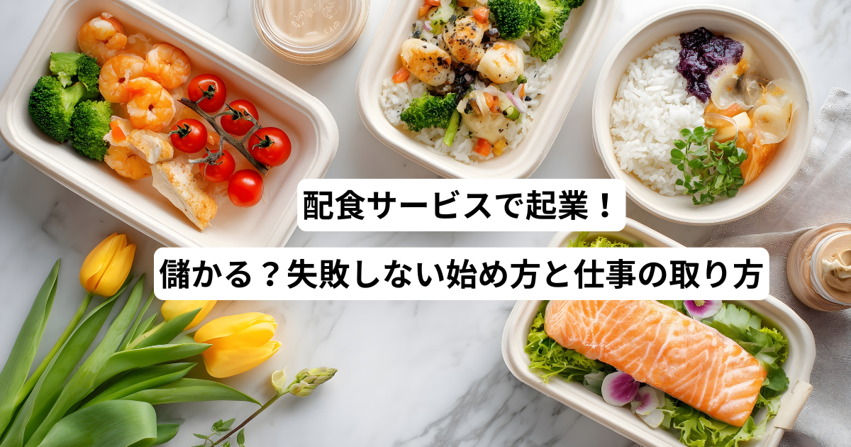 配食サービスで起業！儲かる？失敗しない始め方と仕事の取り方