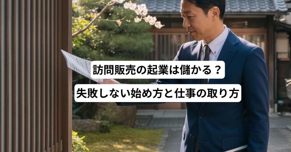 訪問販売起業