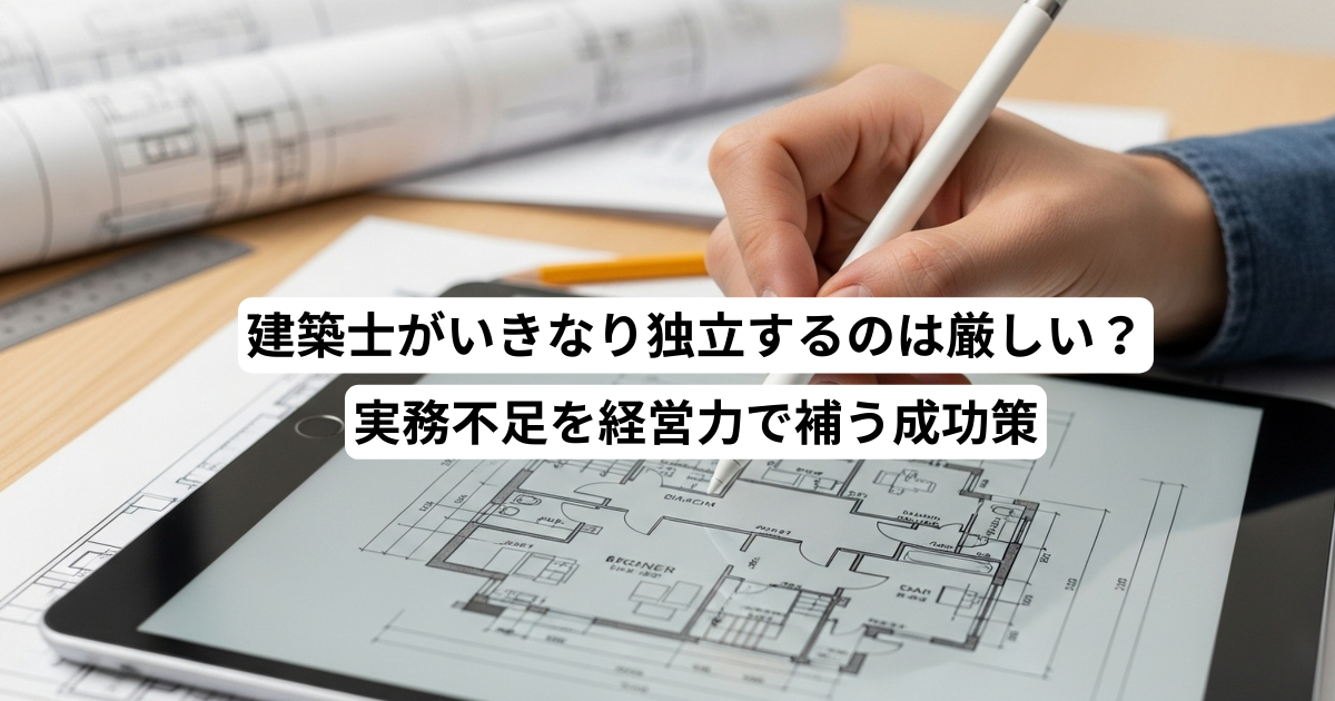 建築士いきなり独立