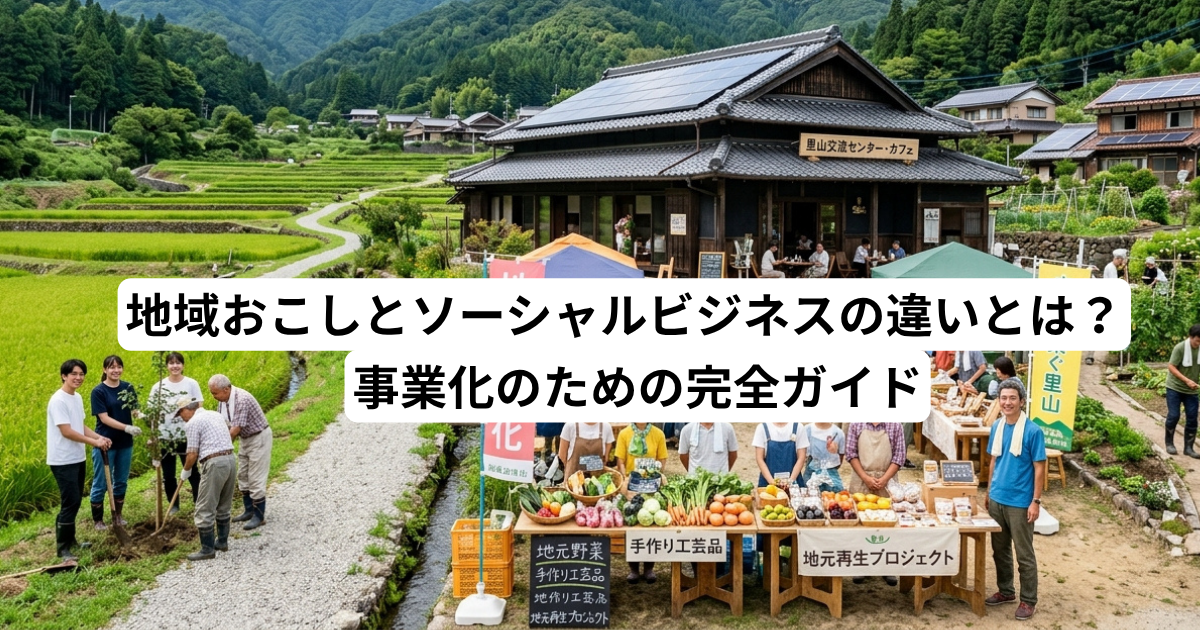 地域おこしとソーシャルビジネス