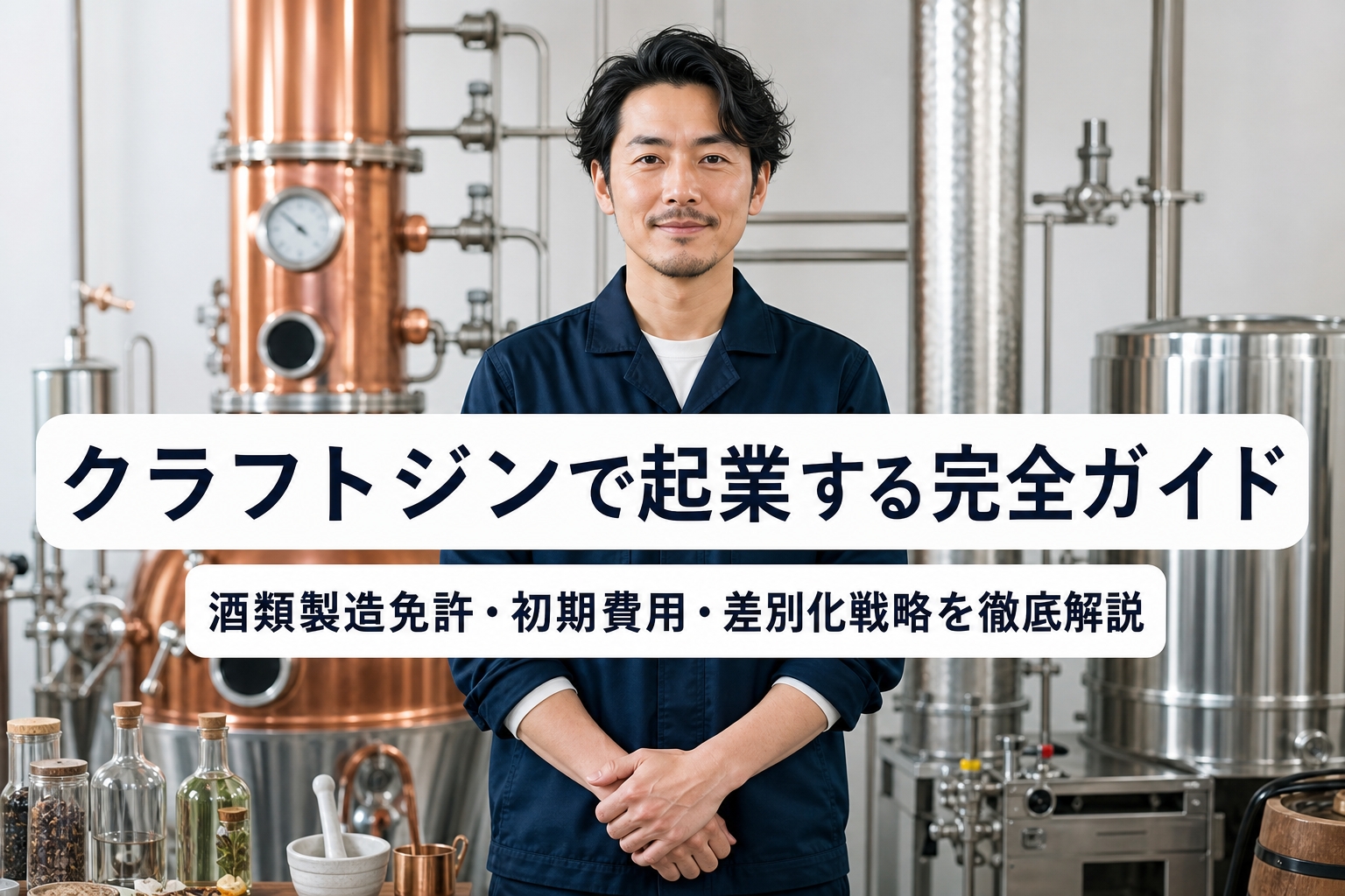 クラフトジンで起業する完全ガイド｜酒類製造免許・初期費用・差別化戦略を徹底解説