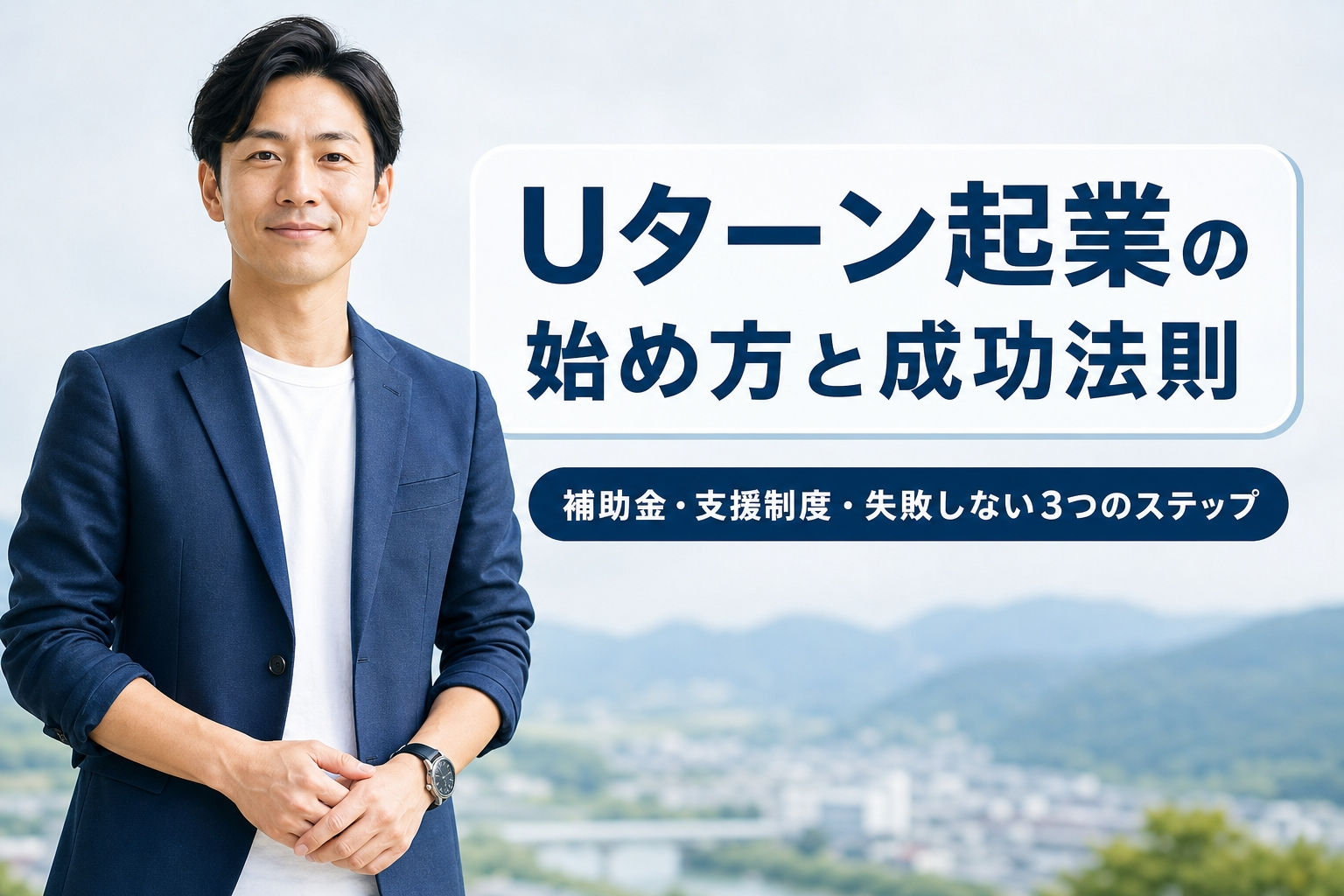Uターン起業の始め方と成功法則｜補助金・支援制度・失敗しない3つのステップ