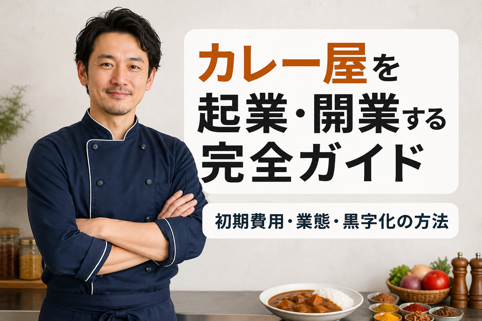 カレー屋を起業・開業する完全ガイド｜初期費用・業態・黒字化の方法