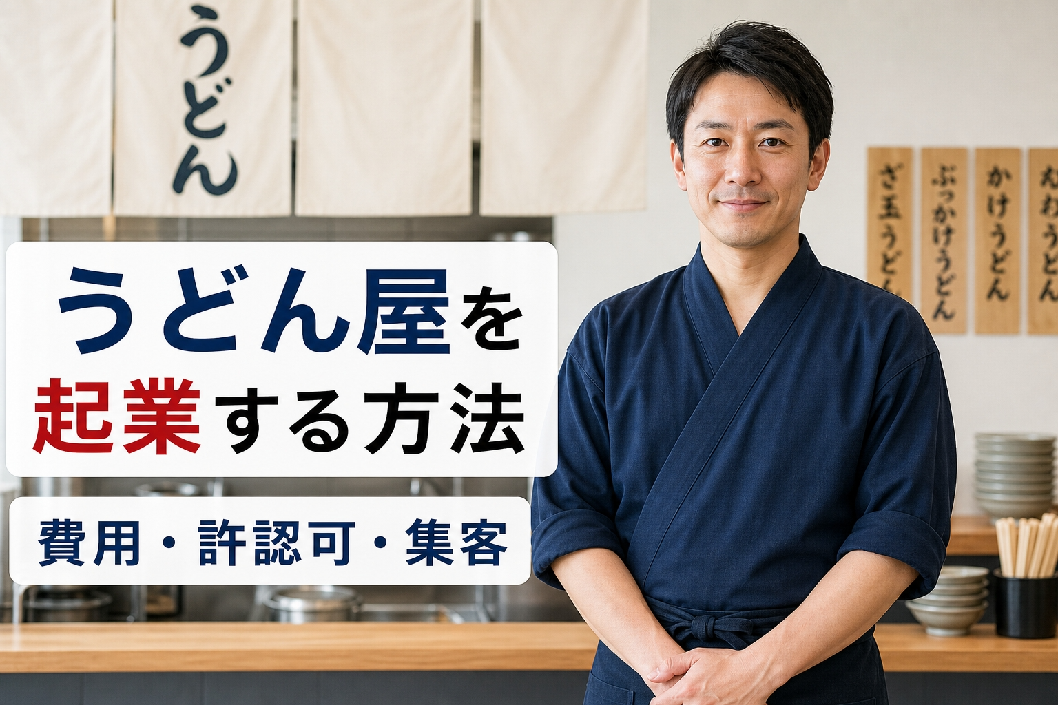 うどん屋を起業・開業する方法｜初期費用・許認可・繁盛店の作り方まで完全ガイド