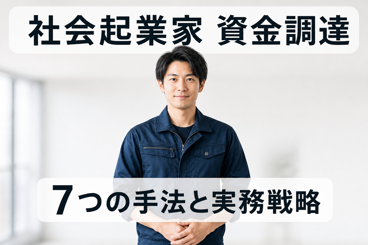 社会起業家 資金調達｜7つの手法と実務戦略