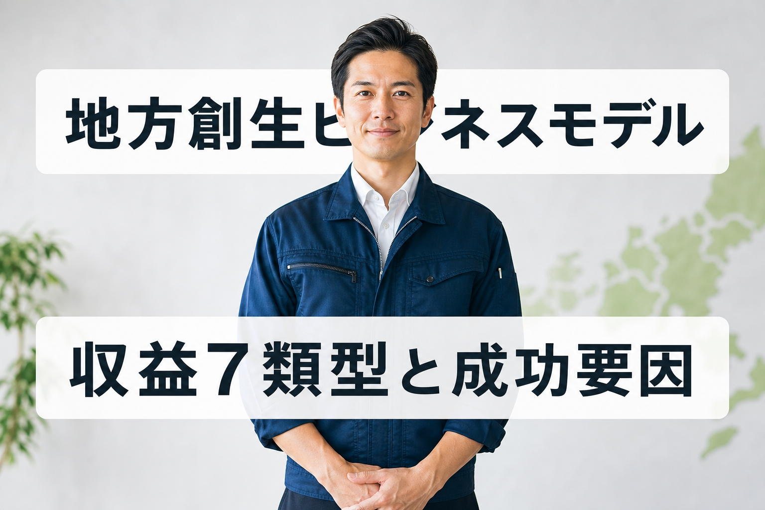 地方創生ビジネスモデル｜収益7類型と成功要因