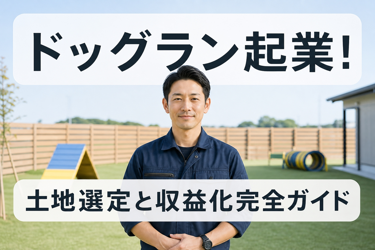 ドッグラン起業！土地選定と収益化完全ガイド