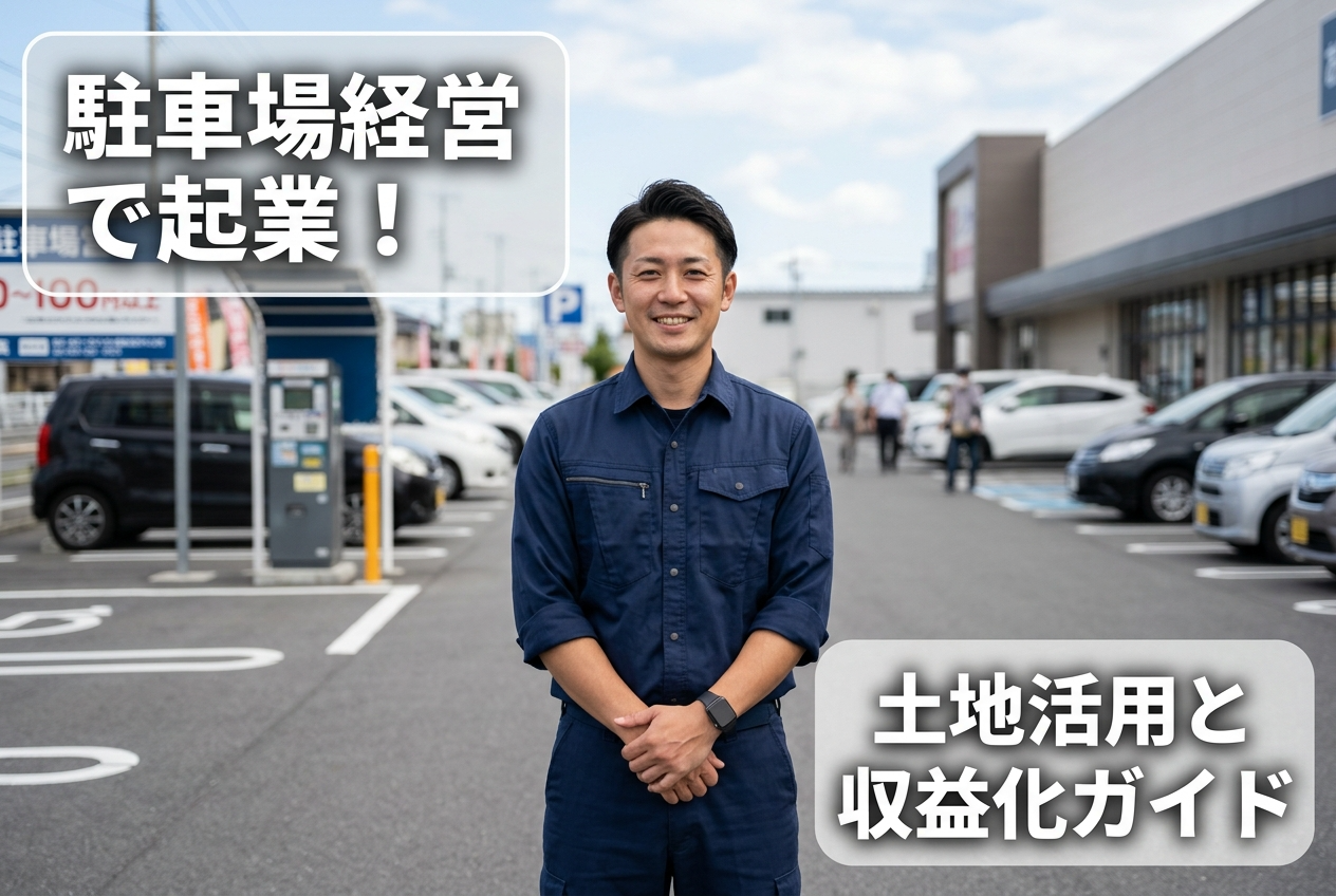 駐車場経営で起業！土地活用と収益化ガイド