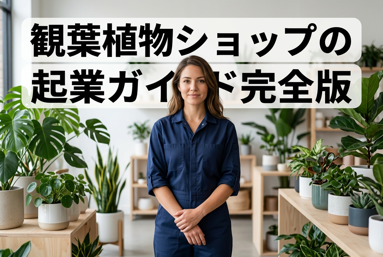 観葉植物ショップの起業ガイド完全版