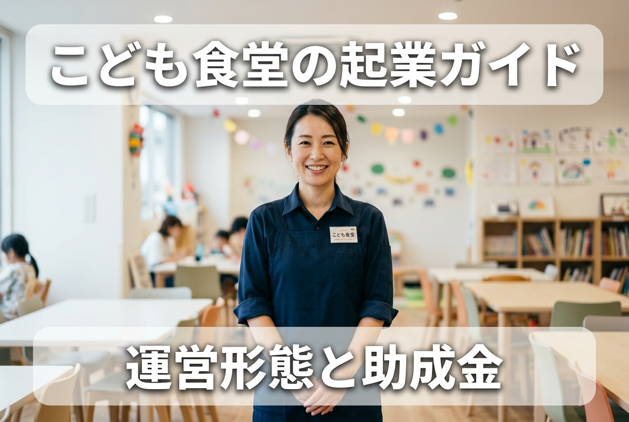 こども食堂の起業ガイド|運営形態と助成金