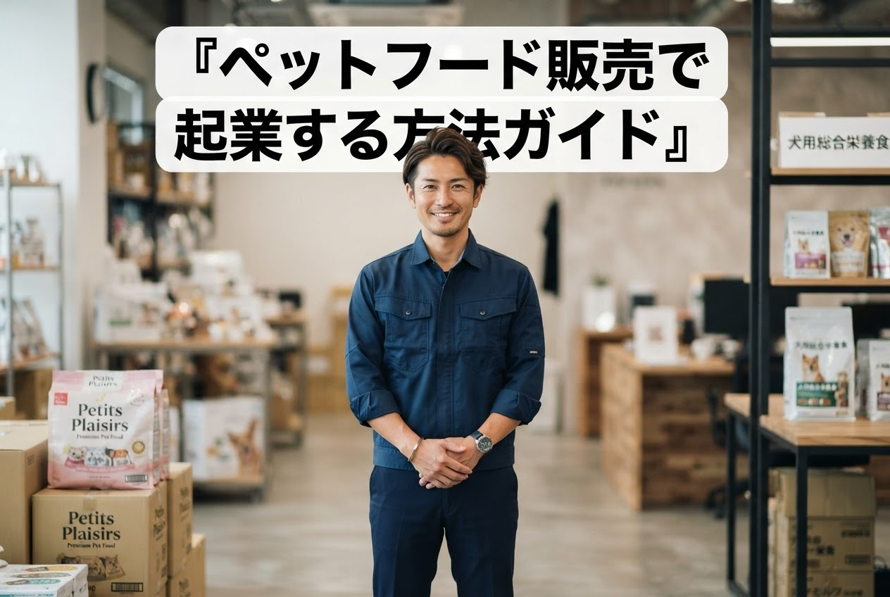ペットフード販売で起業する方法ガイド