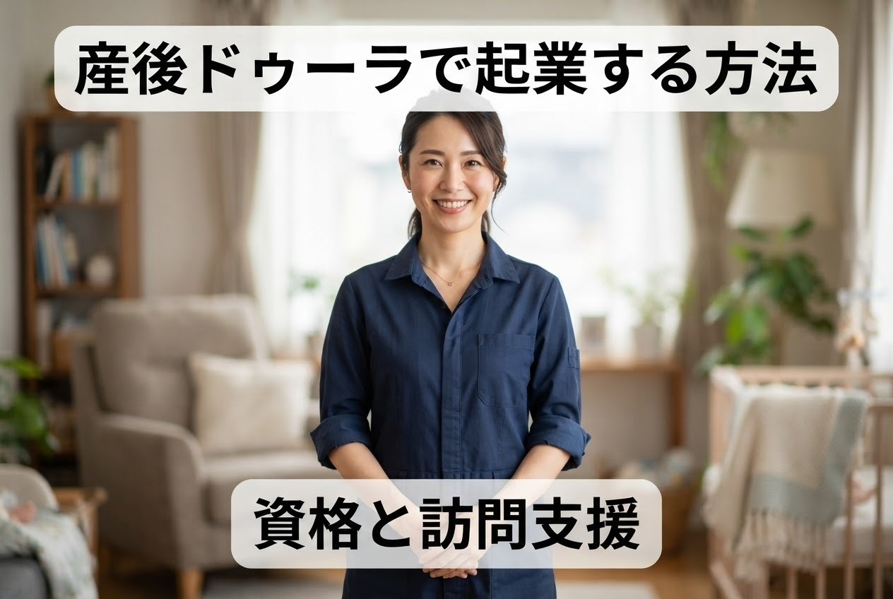 産後ドゥーラで起業する方法｜資格と訪問支援