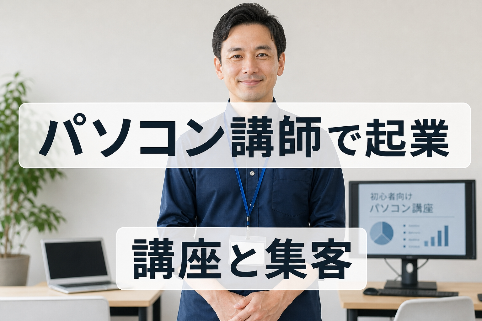 パソコン講師で起業｜講座と集客