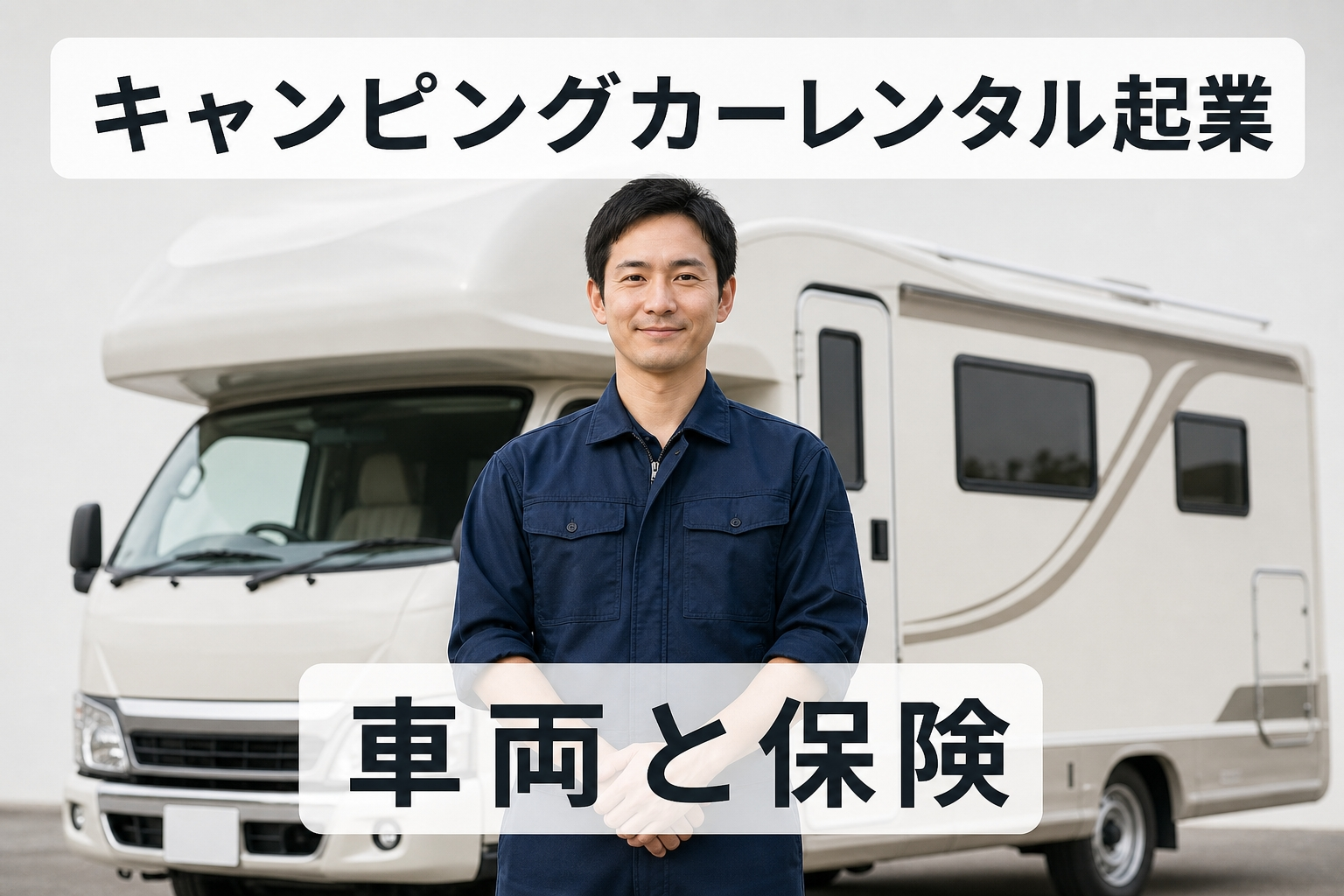 キャンピングカーレンタル起業｜車両と保険