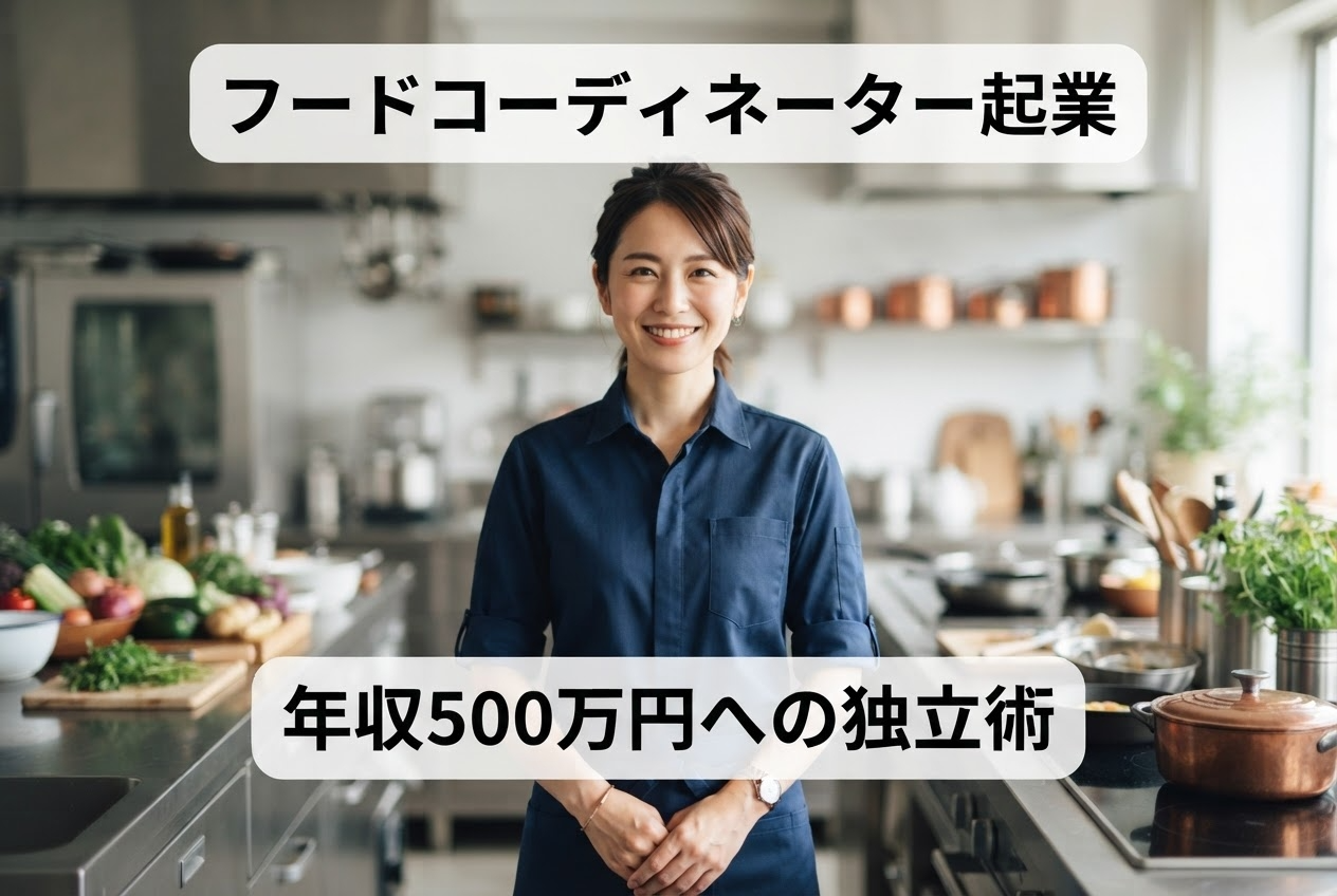 フードコーディネーター起業|年収500万円への独立術