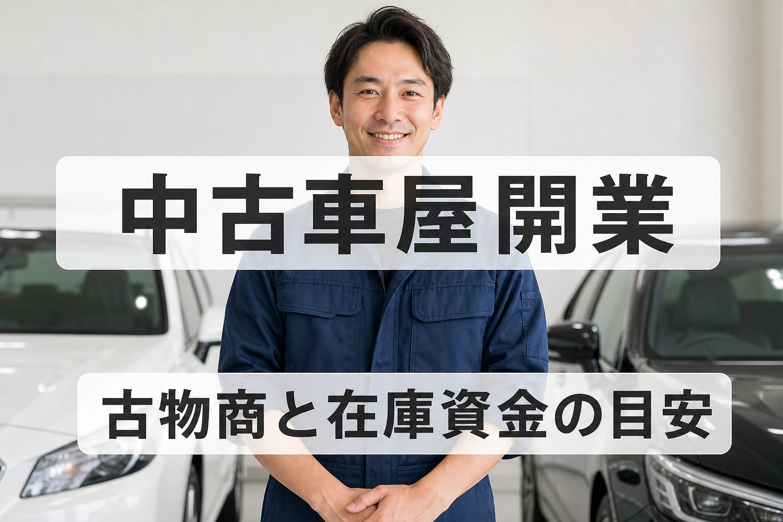 中古車屋開業｜古物商と在庫資金の目安