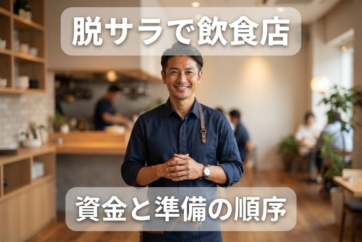 脱サラで飲食店を開業する完全ガイド｜資金計画・退職タイミング・物件契約と失敗しない準備の順序