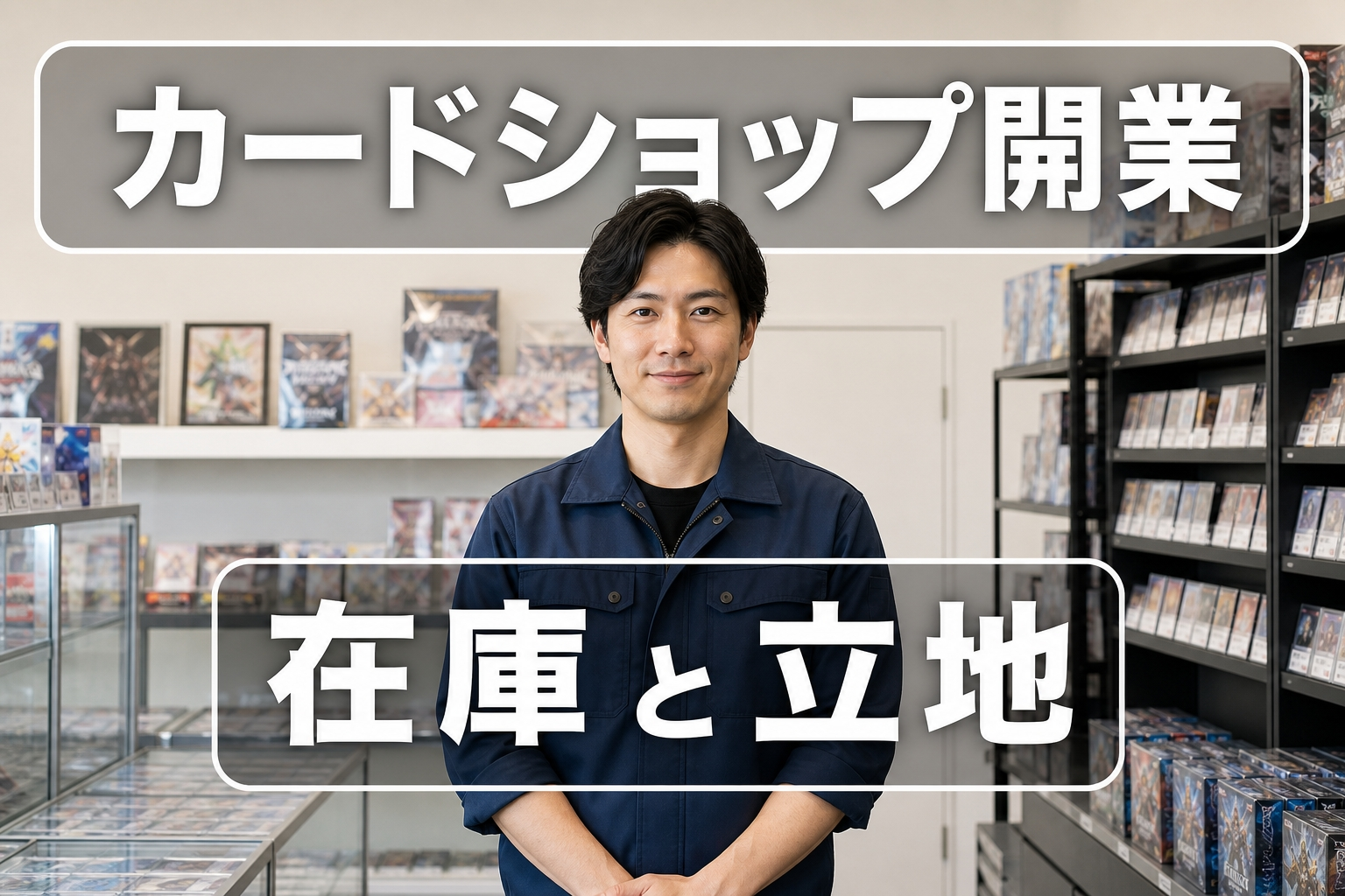 カードショップ開業完全ガイド｜古物商許可・在庫回転率・対戦スペースと立地選び