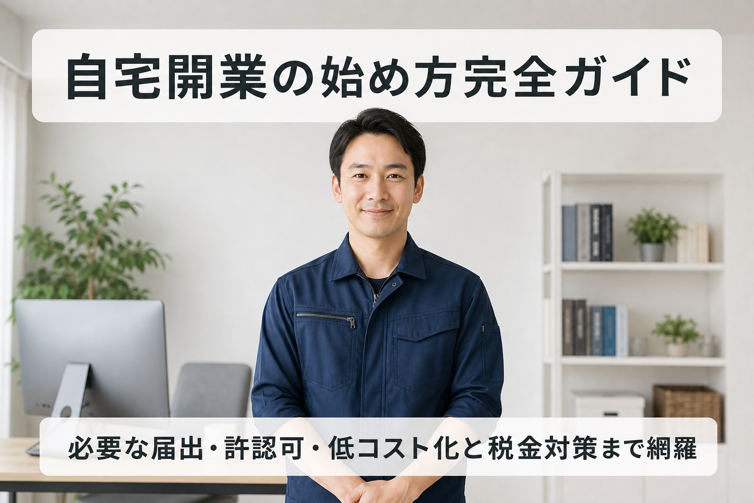 自宅開業の始め方完全ガイド｜必要な届出・許認可・低コスト化と税金対策まで網羅