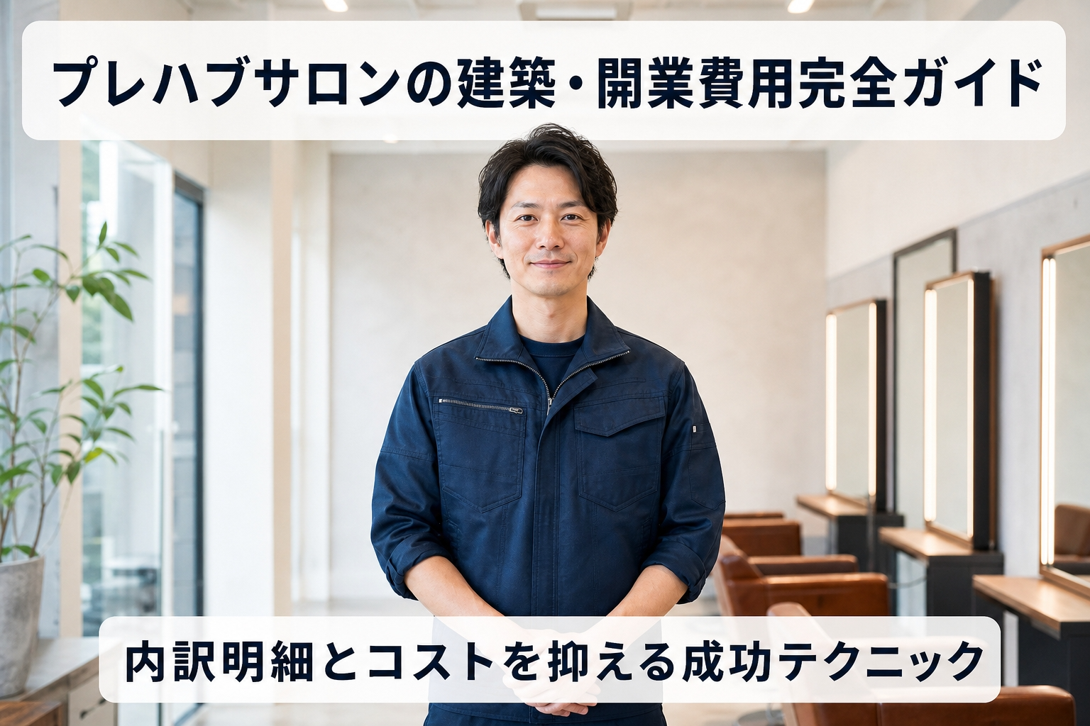 プレハブサロンの建築・開業費用完全ガイド｜内訳明細とコストを抑える成功テクニック