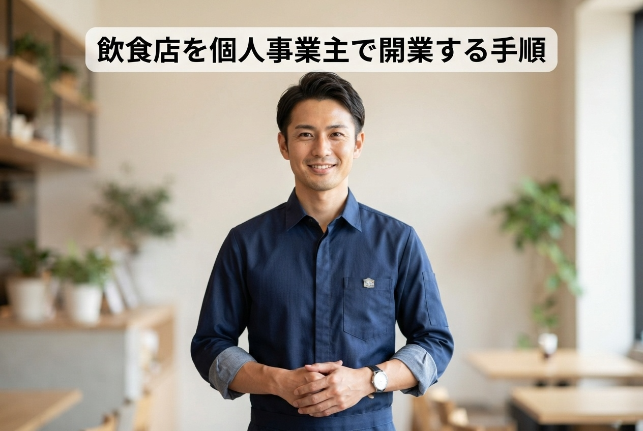 飲食店を個人事業主で開業する完全手順｜許認可・税務・資金計画のロードマップ