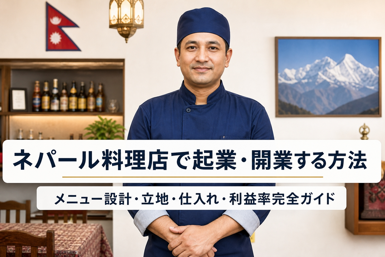 ネパール料理店で起業・開業する方法｜メニュー設計・立地・仕入れ・利益率完全ガイド