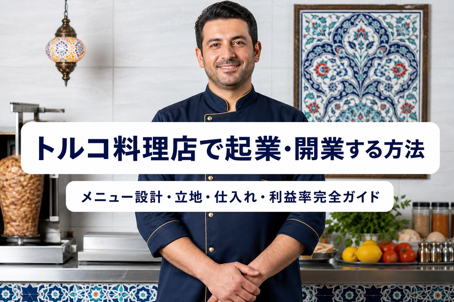 トルコ料理店で起業・開業する方法｜メニュー設計・立地・仕入れ・利益率完全ガイド