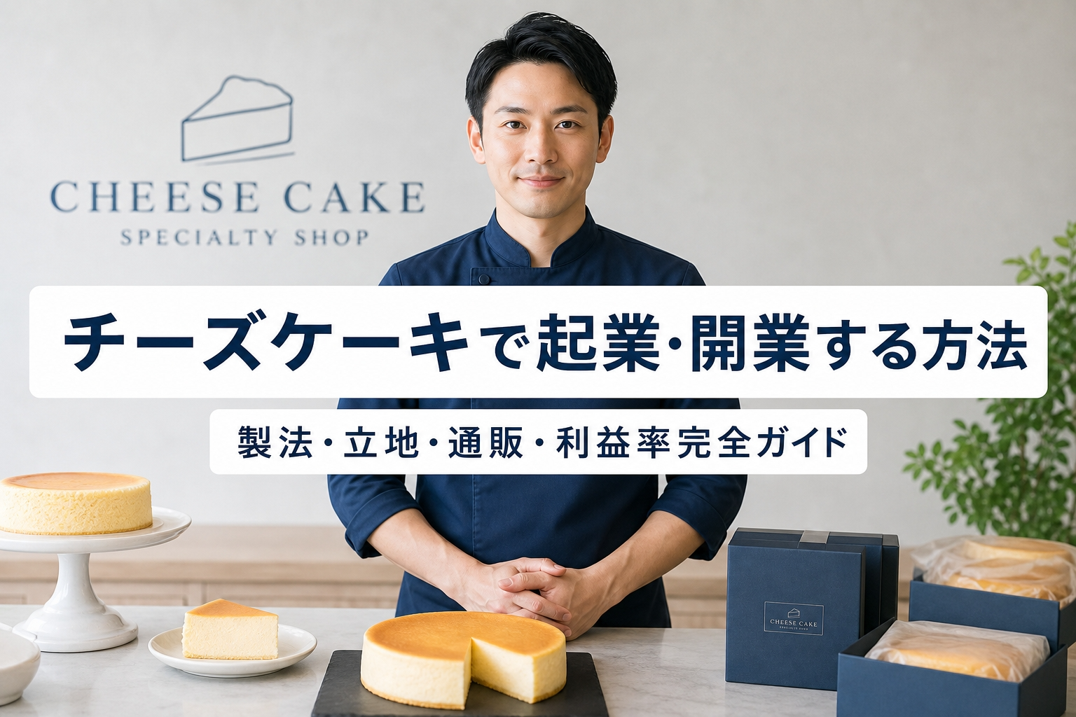 チーズケーキで起業・開業する方法｜製法・立地・通販・利益率完全ガイド