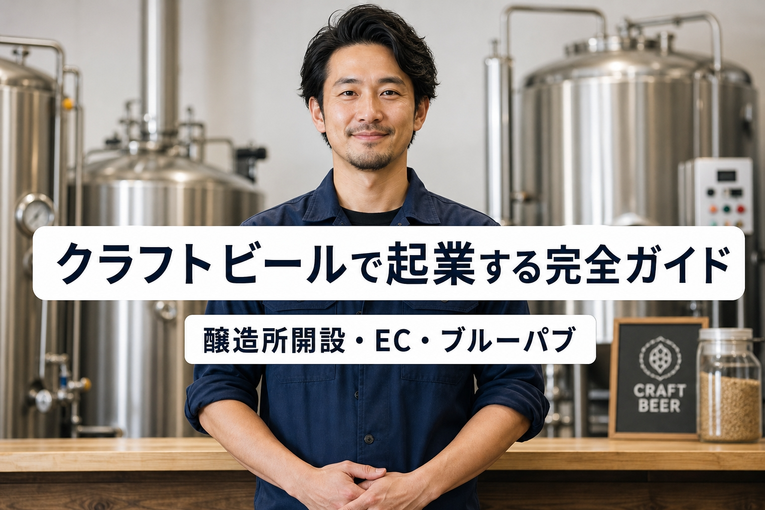 クラフトビールで起業する完全ガイド｜醸造所開設・EC・ブルーパブ