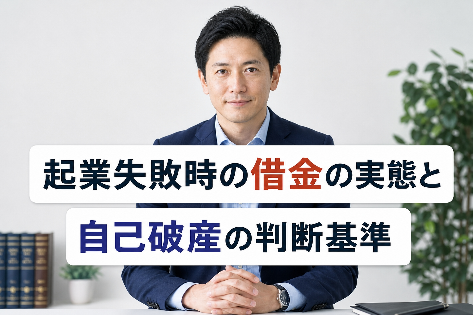 起業失敗時の借金の実態と自己破産の判断基準