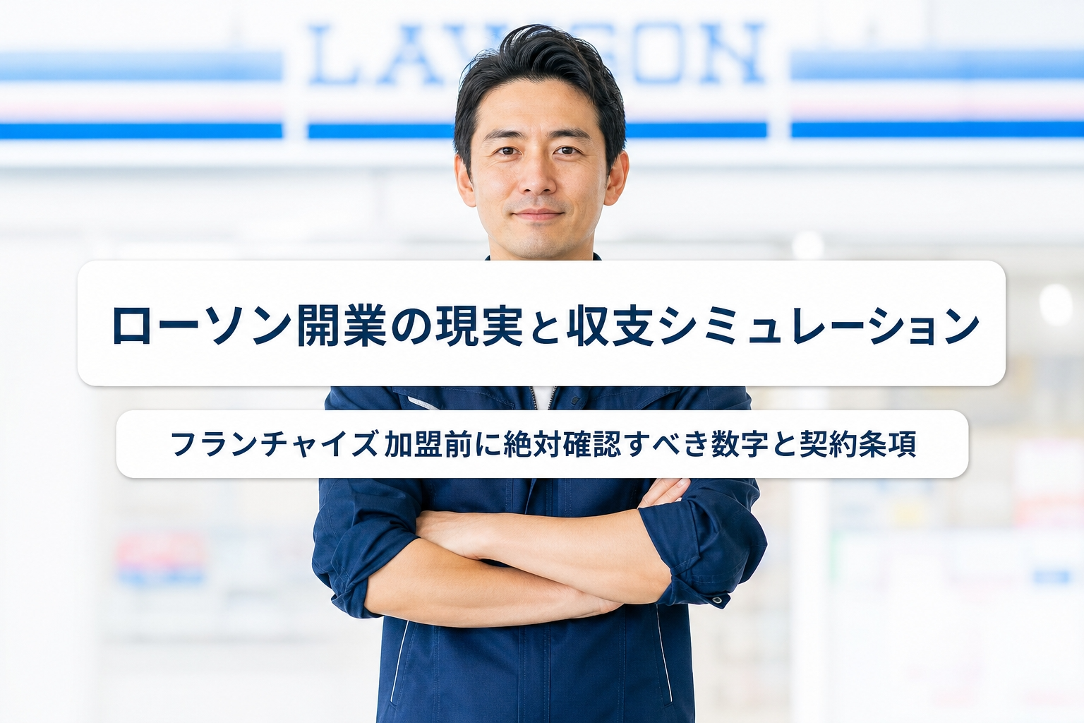ローソン開業の現実と収支シミュレーション｜フランチャイズ加盟前に絶対確認すべき数字と契約条項
