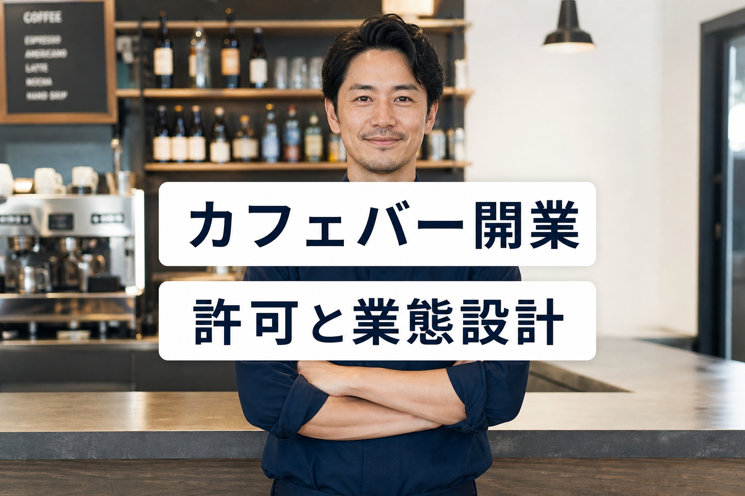 カフェバー開業｜許可と業態設計