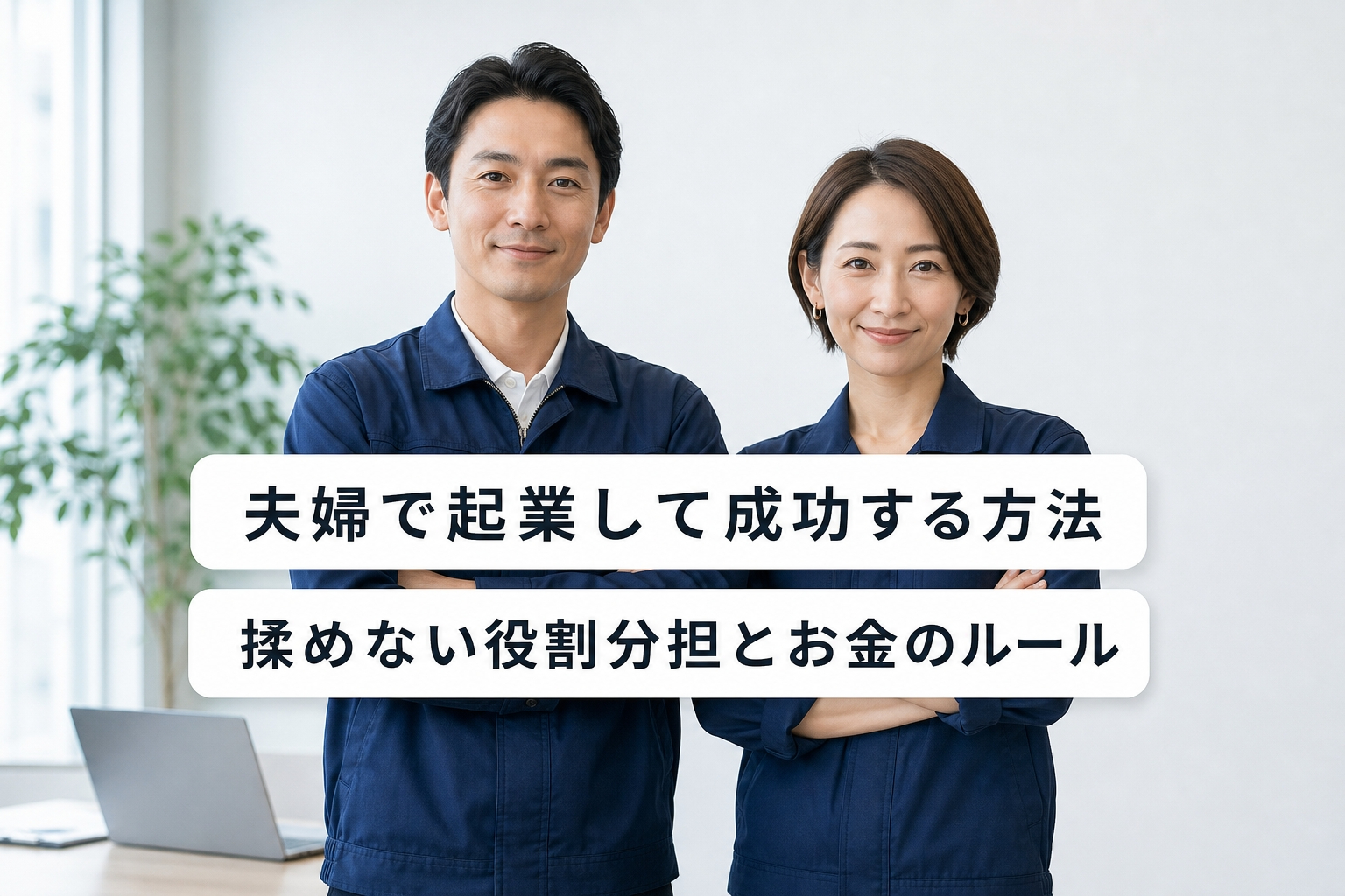 夫婦で起業して成功する方法｜揉めない役割分担とお金のルール