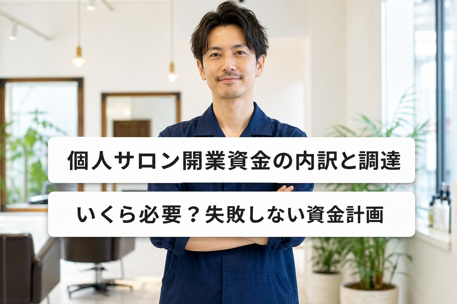 個人サロン開業資金の内訳と調達｜いくら必要？失敗しない資金計画