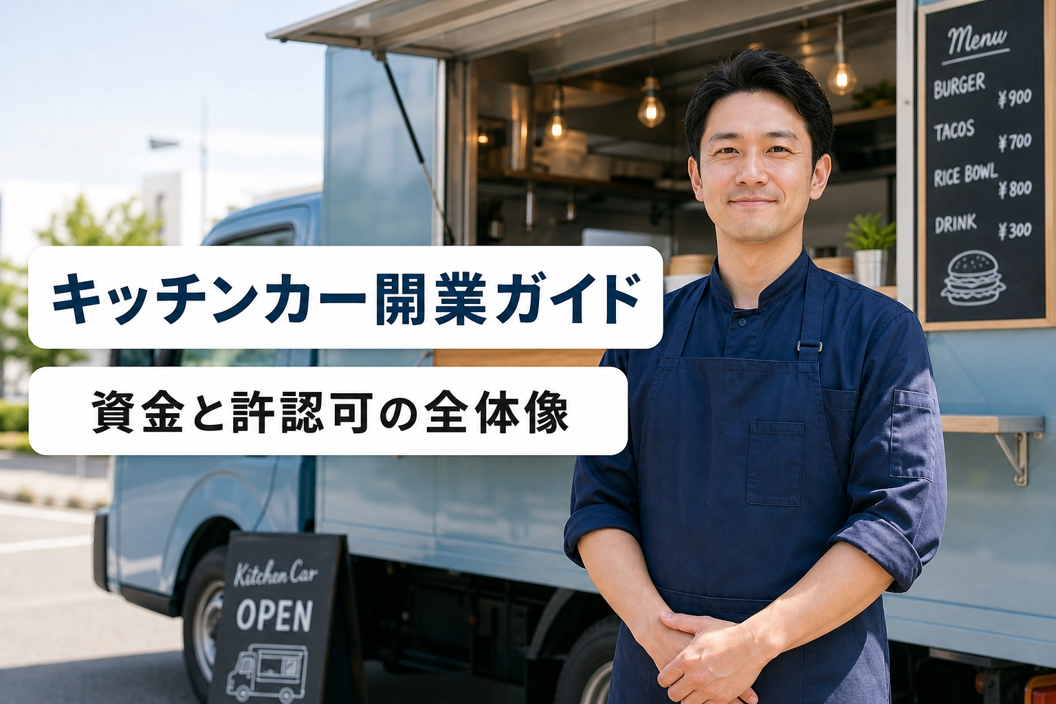 キッチンカー開業ガイド｜資金と許認可の全体像