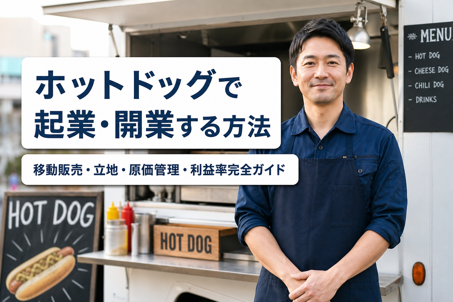 ホットドッグで起業・開業する方法｜移動販売・立地・原価管理・利益率完全ガイド