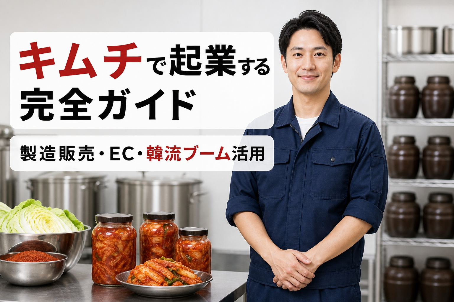 キムチで起業する完全ガイド｜製造販売・EC・韓流ブーム活用
