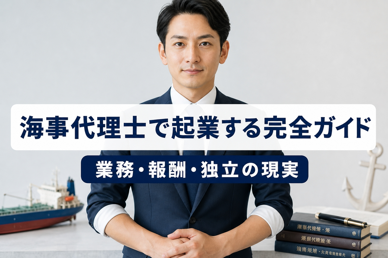 海事代理士で起業する完全ガイド｜業務・報酬・独立の現実
