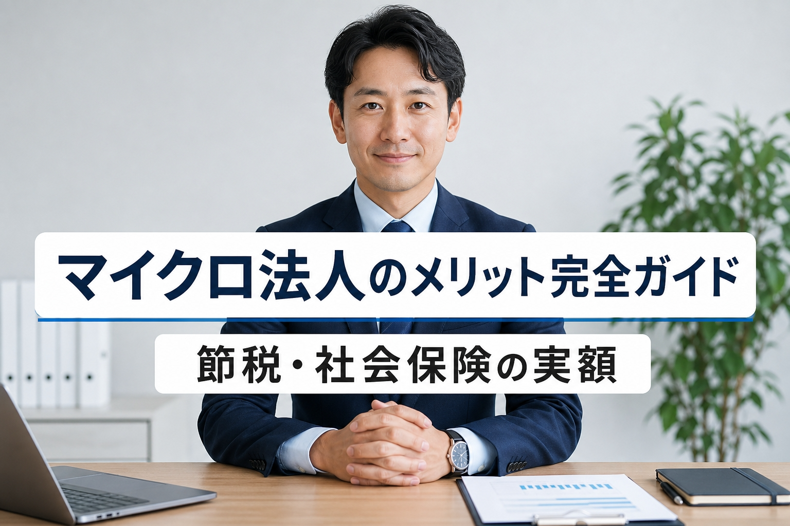 マイクロ法人のメリット完全ガイド｜節税・社会保険の実額