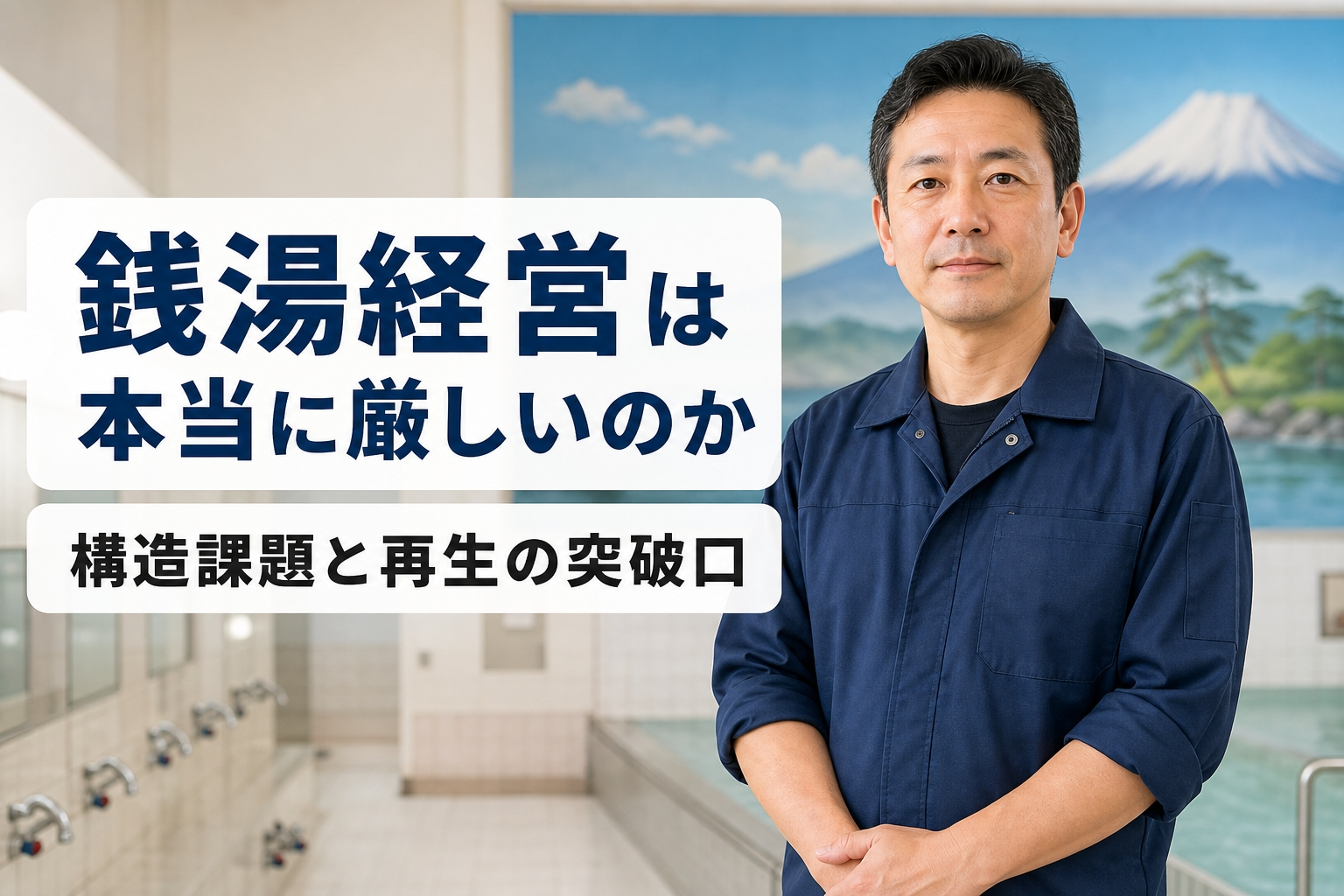 銭湯経営は本当に厳しいのか｜構造課題と再生の突破口