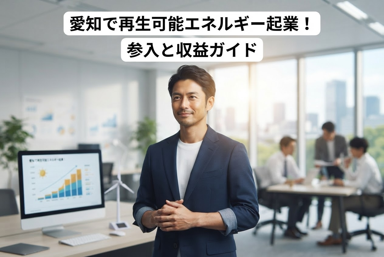 愛知で再生可能エネルギー起業！参入と収益ガイド