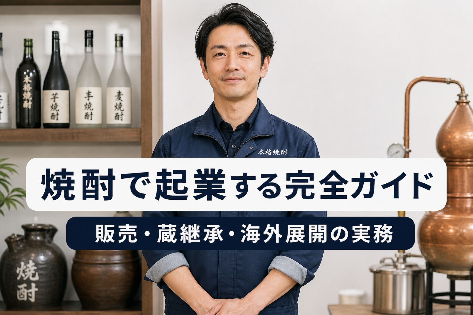 焼酎で起業する完全ガイド｜販売・蔵継承・海外展開の実務