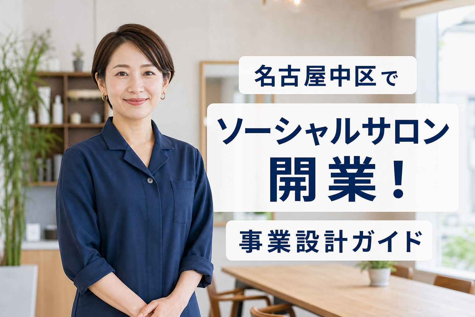 名古屋中区でソーシャルサロン開業！事業設計ガイド