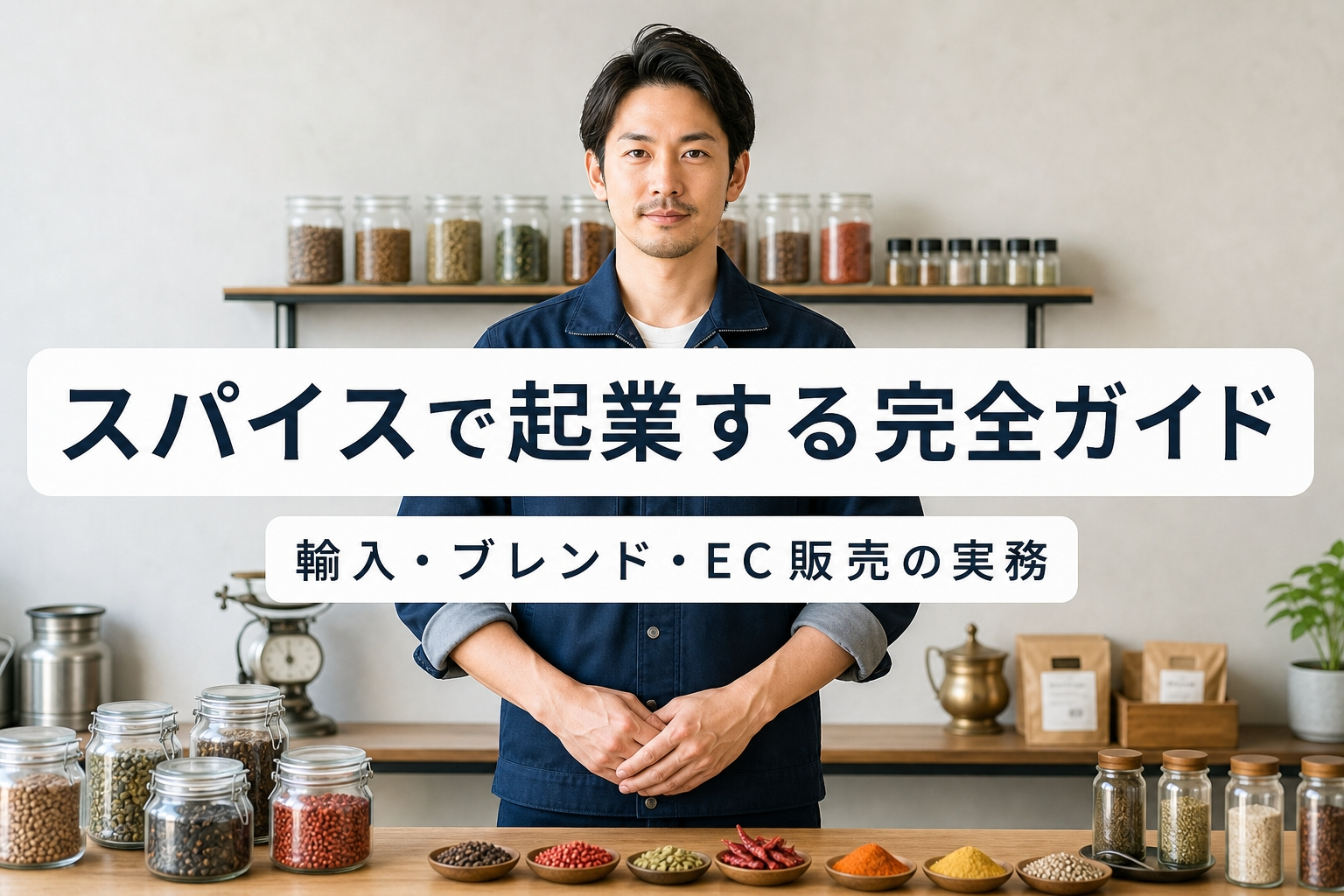 スパイスで起業する完全ガイド｜輸入・ブレンド・EC販売の実務