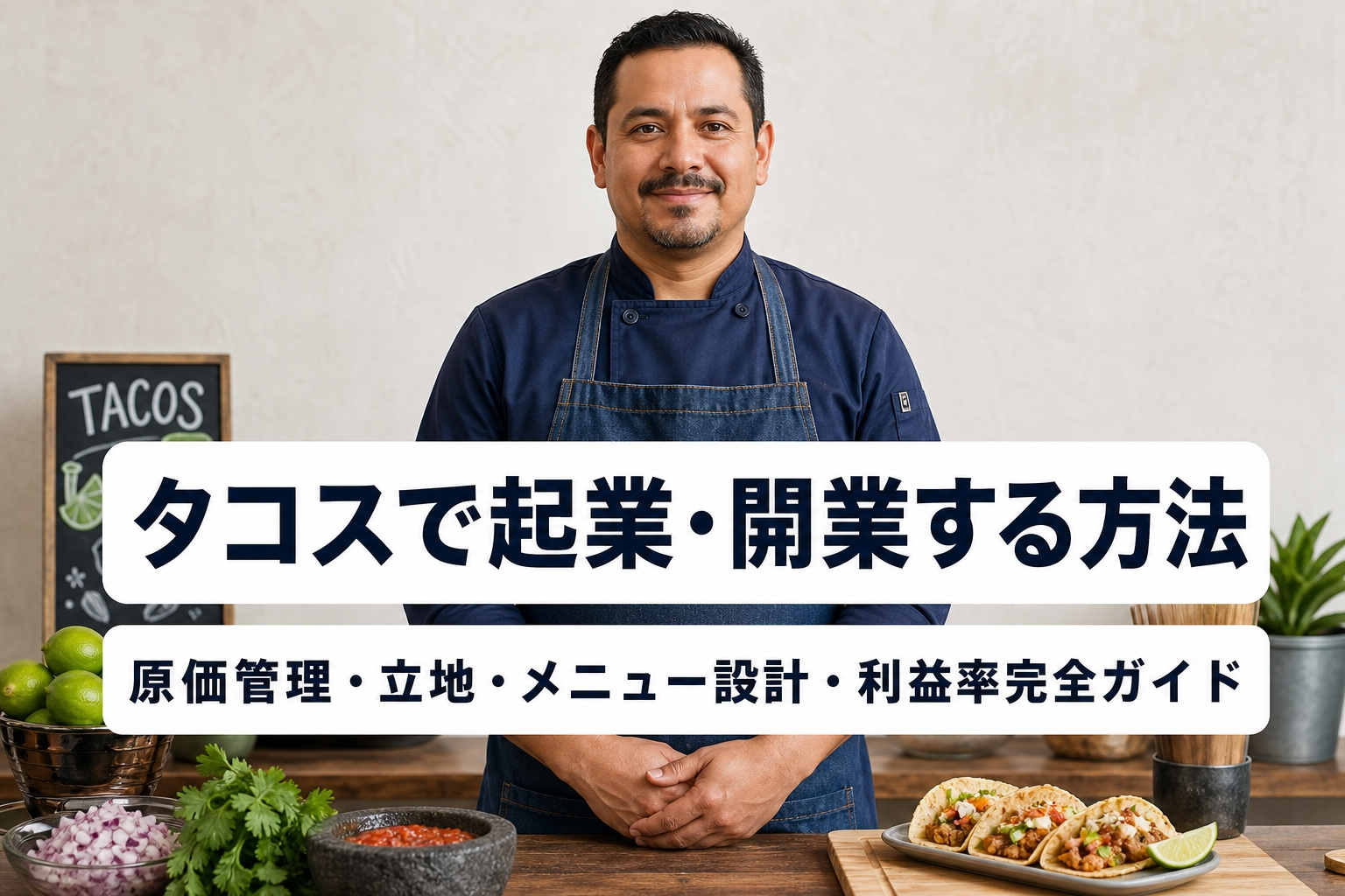 タコスで起業・開業する方法｜原価管理・立地・メニュー設計・利益率完全ガイド