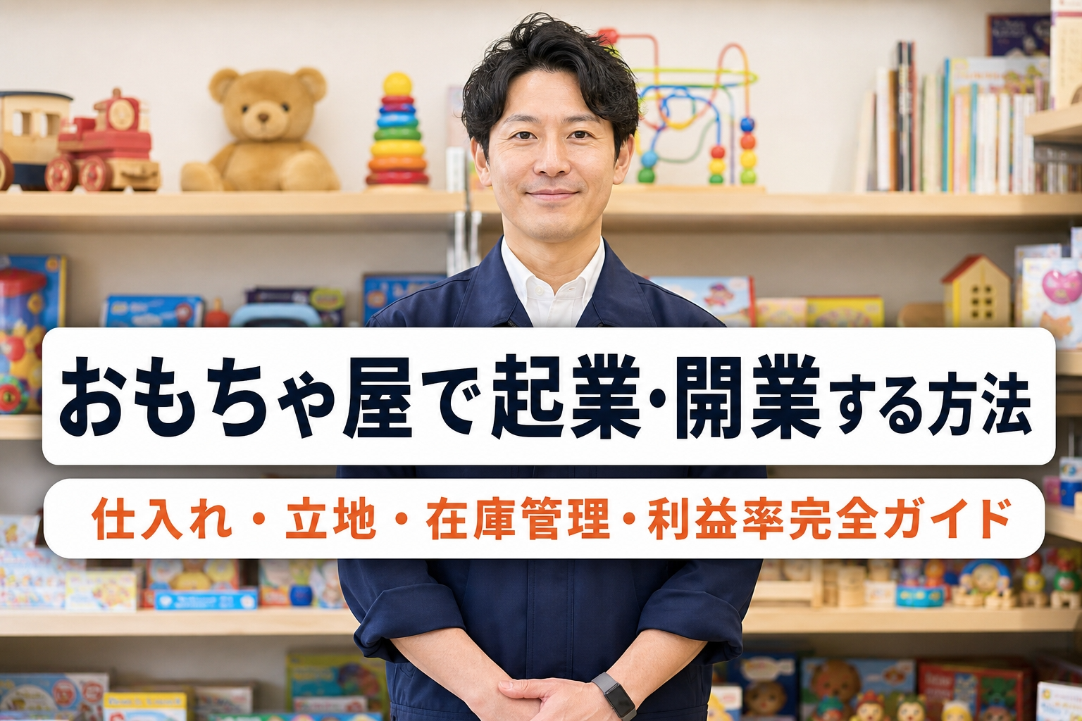 おもちゃ屋で起業・開業する方法｜仕入れ・立地・在庫管理・利益率完全ガイド