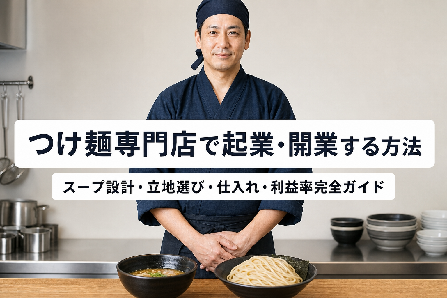 つけ麺専門店で起業・開業する方法｜スープ設計・立地選び・仕入れ・利益率完全ガイド