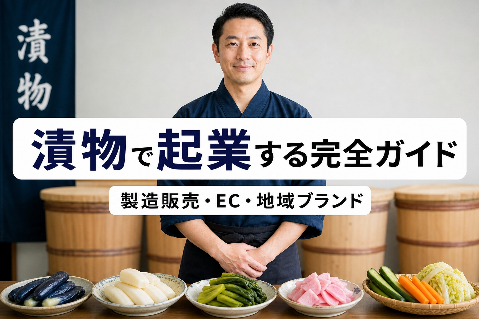 漬物で起業する完全ガイド｜製造販売・EC・地域ブランド