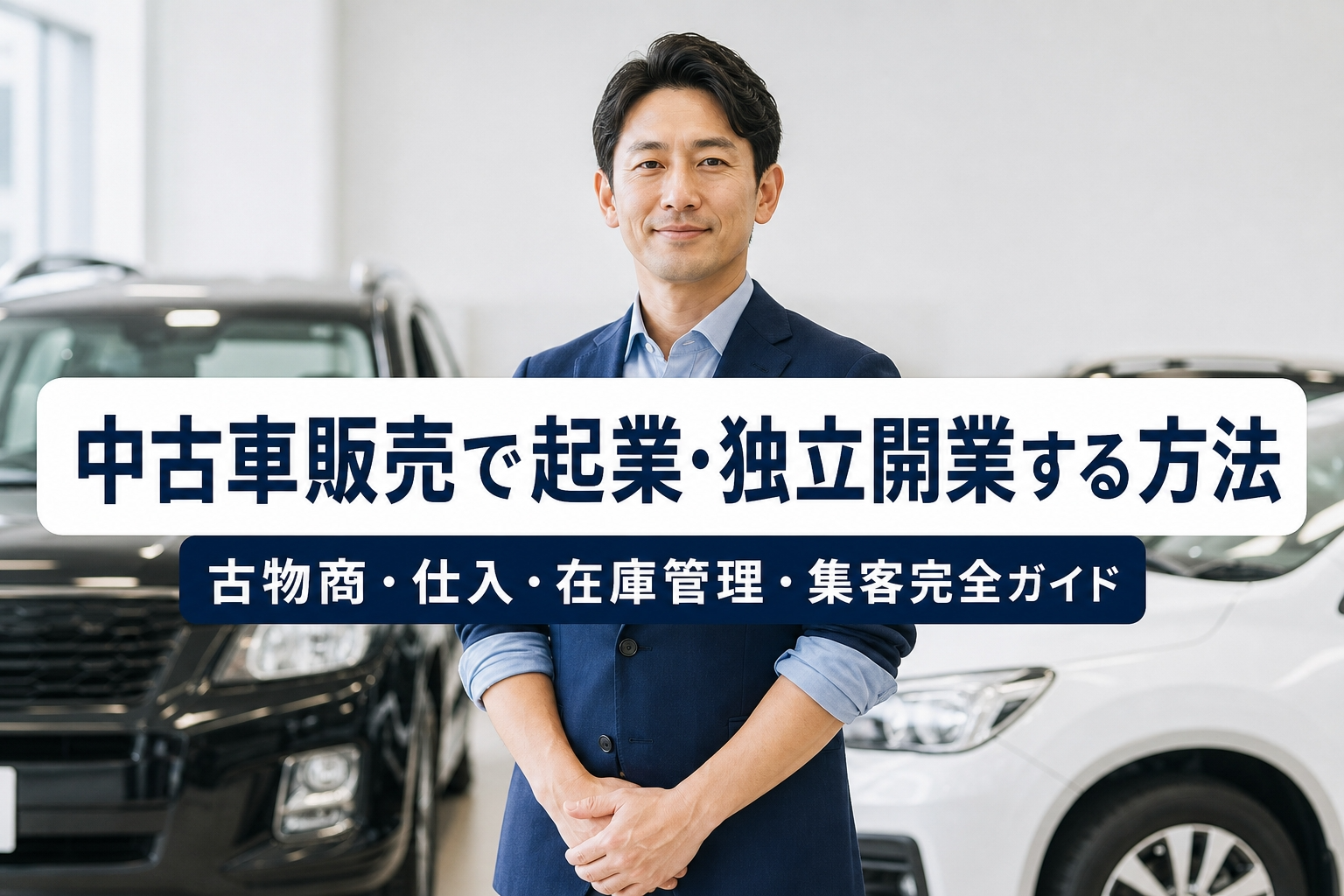 中古車販売で起業・独立開業する方法｜古物商・仕入・在庫管理・集客完全ガイド